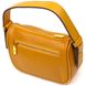 Красива сумка на плече крос-боді з натуральної шкіри 22100 Vintage Жовта 22100 фото 2