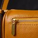 Красива сумка на плече крос-боді з натуральної шкіри 22100 Vintage Жовта 22100 фото 9