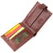 Зручний чоловічий гаманець з хлястиком із натуральної шкіри KARYA 21088 Світло-коричневий 21088 фото 4