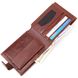 Зручний чоловічий гаманець з хлястиком із натуральної шкіри KARYA 21088 Світло-коричневий 21088 фото 6