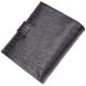 Відмінний чоловічий гаманець із фактурної шкіри KARYA 21038 Чорний 21038 фото 2