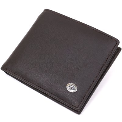 Чоловічий гаманець ST Leather 18304 (ST159) шкіряний Коричневий 18304 фото