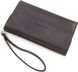 Темно-коричневий чоловічий шкіряний гаманець-клатч Grande Pelle 704620 704620 фото 4