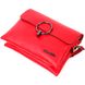 Зручна сумка жіноча на плече KARYA 20857 шкіряна Червоний 20857 фото 3
