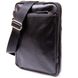 Чоловіча сумка планшет з накладною кишенею на блискавці в гладкій шкірі 11281 SHVIGEL, Чорна 46887 фото 1