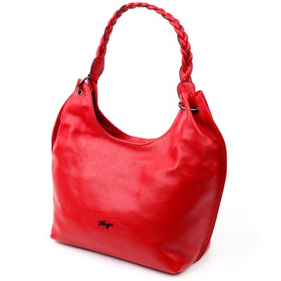 Яскрава сумка жіноча KARYA 20866 шкіряна Червоний 20866 фото