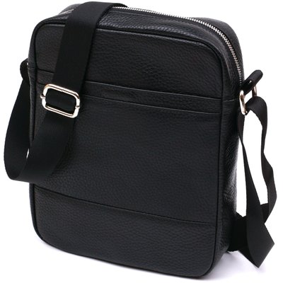 Практичная мужская сумка через плечо Shvigel 16334 Черный 52612 фото