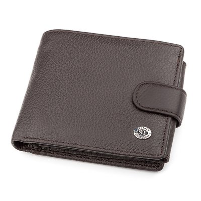 Чоловічий гаманець ST Leather 18335 (ST102) Коричневий 18335 фото