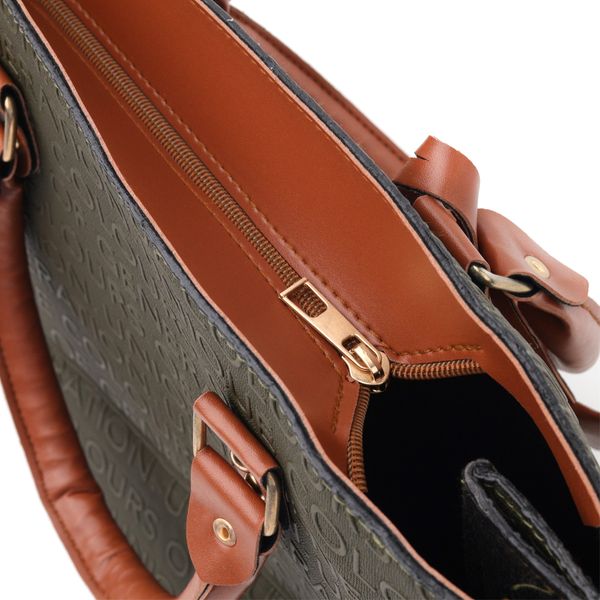 Ділова жіноча сумка Vintage 18716 Оливковий 18716 фото