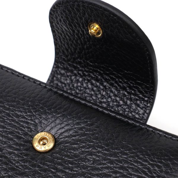 Жіночий гаманець із натуральної шкіри в класичному чорному кольорі Tony Bellucci 21987 Чорний 21987 фото
