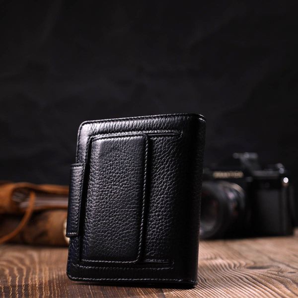 Жіночий гаманець із натуральної шкіри в класичному чорному кольорі Tony Bellucci 21987 Чорний 21987 фото