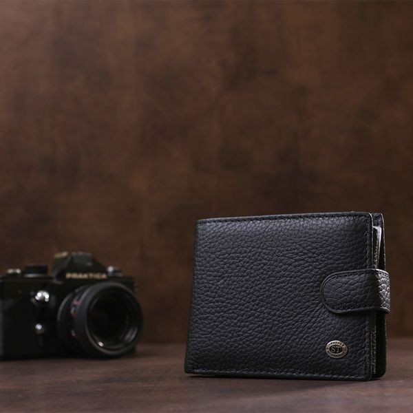 Чоловік універсальний гаманець ST Leather 18836 Чорний 18836 фото