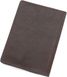 Темно-коричнева шкіряна обкладинка для паспорта Grande Pelle 252620 252620 фото 3