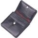 Компактний жіночий гаманець із натуральної гладкої шкіри KARYA 21432 Чорний 21432 фото 3