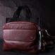 Яскрава сумка жіноча крос-боді з натуральної шкіри GRANDE PELLE 11653 Марсала 56460 фото 9