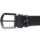 Чудовий ремінь під джинси з натуральної шкіри GRANDE PELLE 11686 Чорний 56492 фото 4