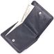 Компактний жіночий гаманець із натуральної гладкої шкіри KARYA 21432 Чорний 21432 фото 4