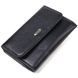 Класичний жіночий гаманець із натуральної шкіри флотар CANPELLINI 21591 Чорний 21591 фото 1