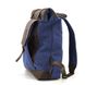 Рол-ап рюкзак зі шкіри та синій канвас TARWA RKc-5191-3md RKc-5191-3md  фото 7