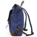 Рол-ап рюкзак зі шкіри та синій канвас TARWA RKc-5191-3md RKc-5191-3md  фото 3