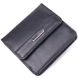 Компактний жіночий гаманець із натуральної гладкої шкіри KARYA 21432 Чорний 21432 фото 1
