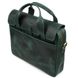 Мужская сумка-портфель из натуральной кожи зеленая RE-1812-4lx TARWA RE-1812-4lx фото 8