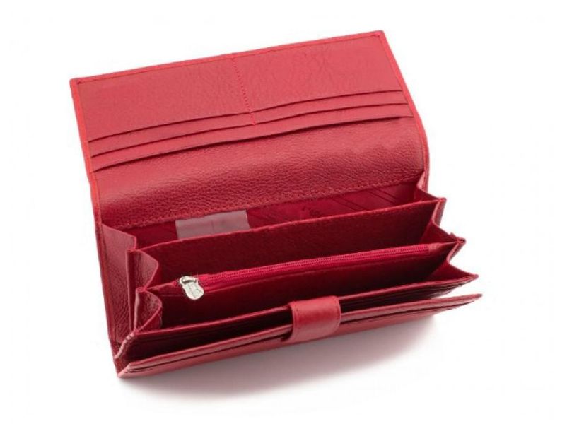 Червоний шкіряний гаманець MARCO COVERNA mc1415-2 mc1415-2 фото