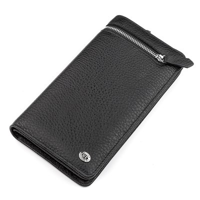 Чоловічий гаманець ST Leather 18444 (ST291) натуральна шкіра Чорний 18444 фото