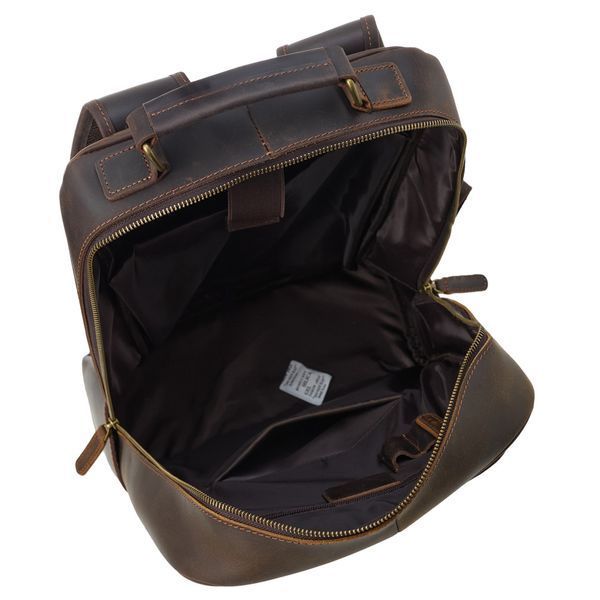 Винтажный кожаный коричневый рюкзак Buffalo Bags M2252C-s M2252C-s фото