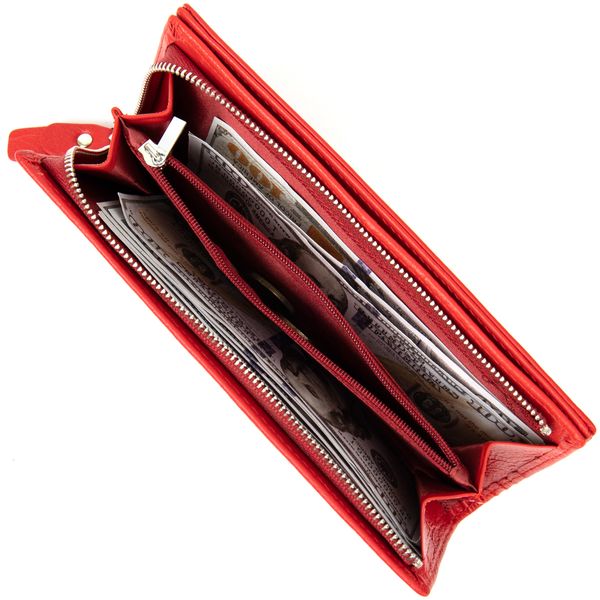 Універсальний жіночий гаманець-клатч ST Leather 19372 Червоний 19372 фото