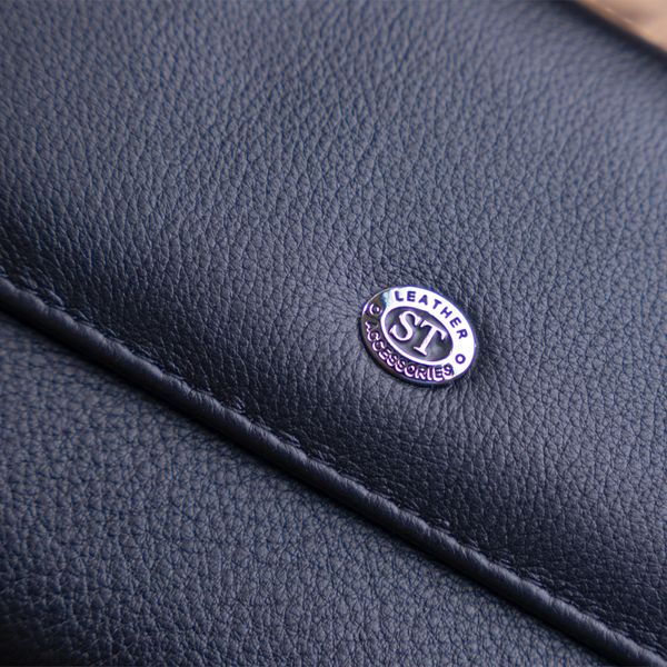 Гаманець з кишенькою на лицьовій стороні жіночий ST Leather 19367 Чорний 19367 фото