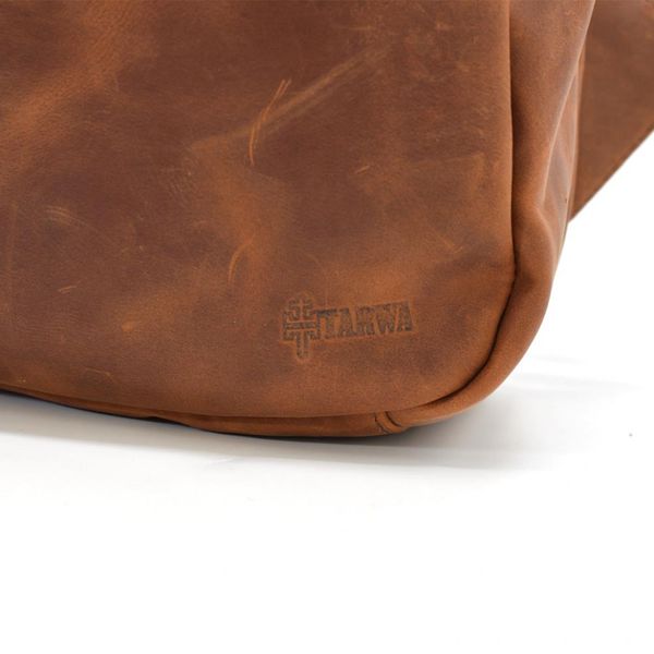 Шкіряний чоловічий рюкзак коньячний TARWA RB-7287-3md кінська шкіра RB-7287-3md фото