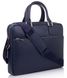 Синий кожаный портфель для ноутбука VIRGINIA CONTI V-01184B V-01184B фото 1
