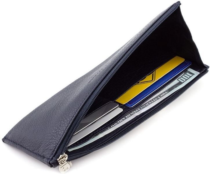 Жіночий шкіряний гаманець Marco Coverna 8805-5 Синій 8805-5 фото
