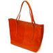 Стильная сумка шоппер из натуральной кожи 22096 Vintage Рыжая 56297 фото 1