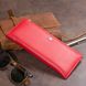 Горизонтальний тонкий гаманець зі шкіри жіночий ST Leather 19330 Червоний 19330 фото 9