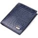 Необычное мужское портмоне из натуральной фактурной кожи CANPELLINI 21499 Синее 21499 фото 1