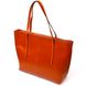 Стильная сумка шоппер из натуральной кожи 22096 Vintage Рыжая 56297 фото 2