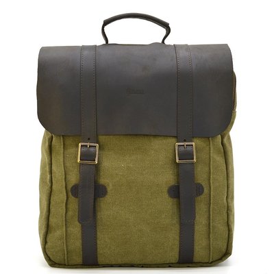 Канвас сумка рюкзак для ноутбука TARWA RCh-3420-3md хаккі RCh-3420-3md фото