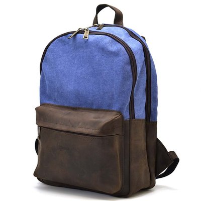 Мужcкой рюкзак кожа и канвас для ноутбука TARWA RKc-7273-3md RKc-7273-3md фото