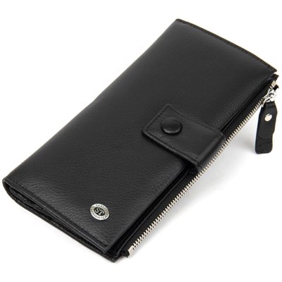 Класичний гаманець-клатч ST Leather 19373 Чорний 19373 фото