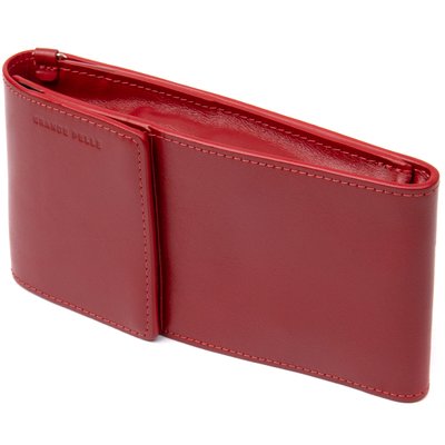 Женская кожаная сумка-кошелек GRANDE PELLE 11441 Красный 11441 фото