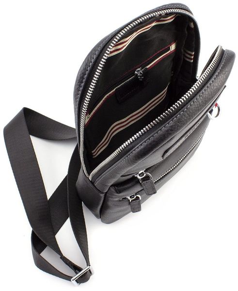 Чёрная мужская сумка рюкзак Marco Coverna MD 6636 black MD 6636 black фото