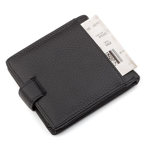Чоловічий гаманець ST Leather 18345 (ST153) шкіряний Чорний 18345 фото