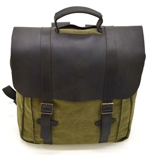 Канвас сумка рюкзак для ноутбука TARWA RCh-3420-3md хаккі RCh-3420-3md фото