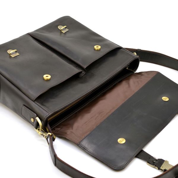 Діловий чоловічий портфель з натуральної шкіри RDС-3960-4lx TARWA темно-коричневий RDС-3960-4lx фото