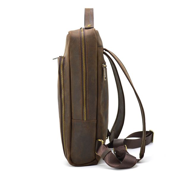 Кожаный рюкзак для ноутбука 14" RC-1239-4lx TARWA коричневая crazy horse RC-1239-4lx фото