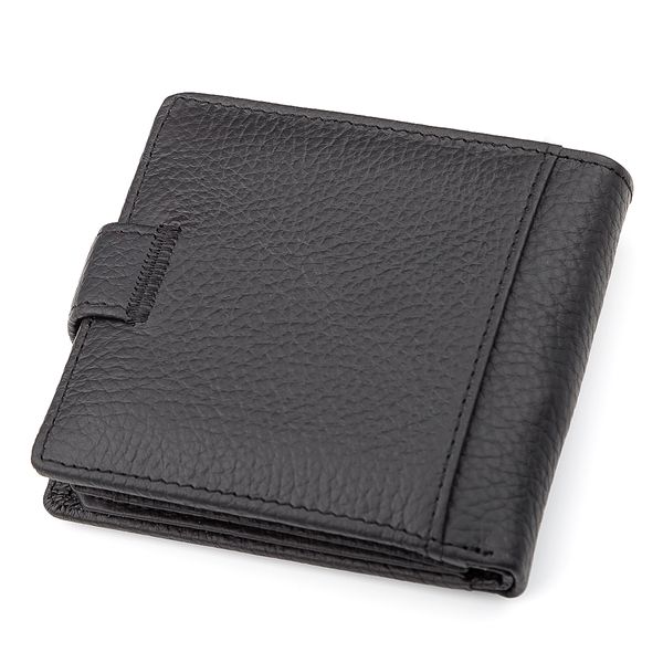 Мужской кошелек ST Leather 18345 (ST153) кожаный Черный 18345 фото