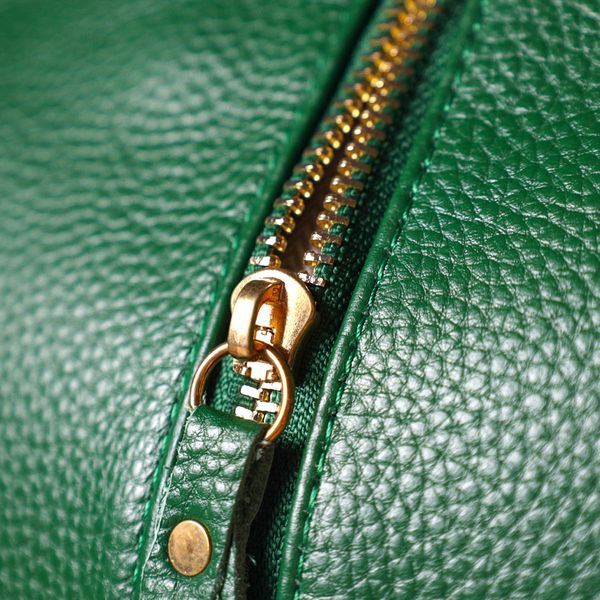 Молодіжна сумка через плече з натуральної шкіри 22097 Vintage Зелена 22097 фото