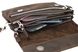 Мужской кожаный клатч на 2 отделения SKE smmbk3(32) коричневый smmbk3(32) фото 6